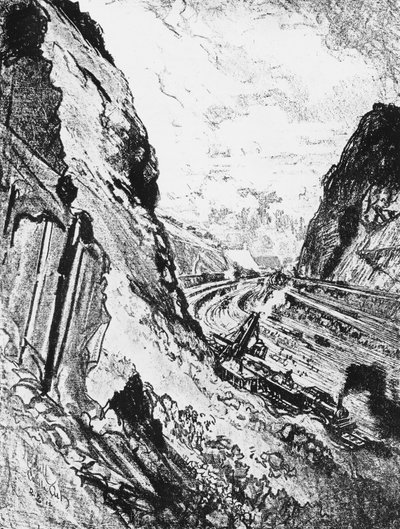 Le Canal Regardant vers Culebra, planche XV de 